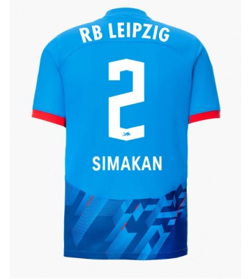 RB Leipzig Mohamed Simakan #2 Tredjetröja 2023-24 Kortärmad